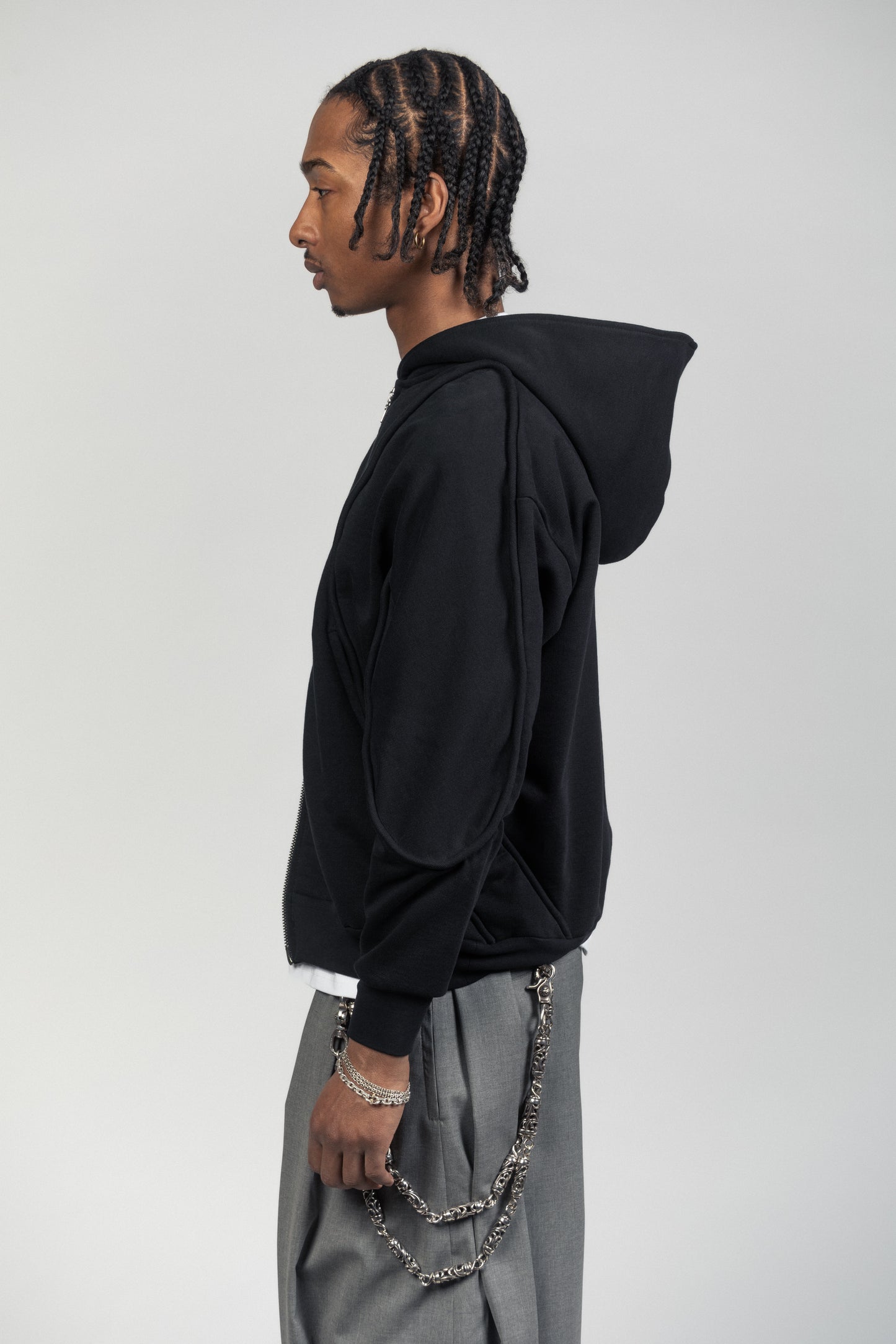 SHAPING ZIP-HOODIE