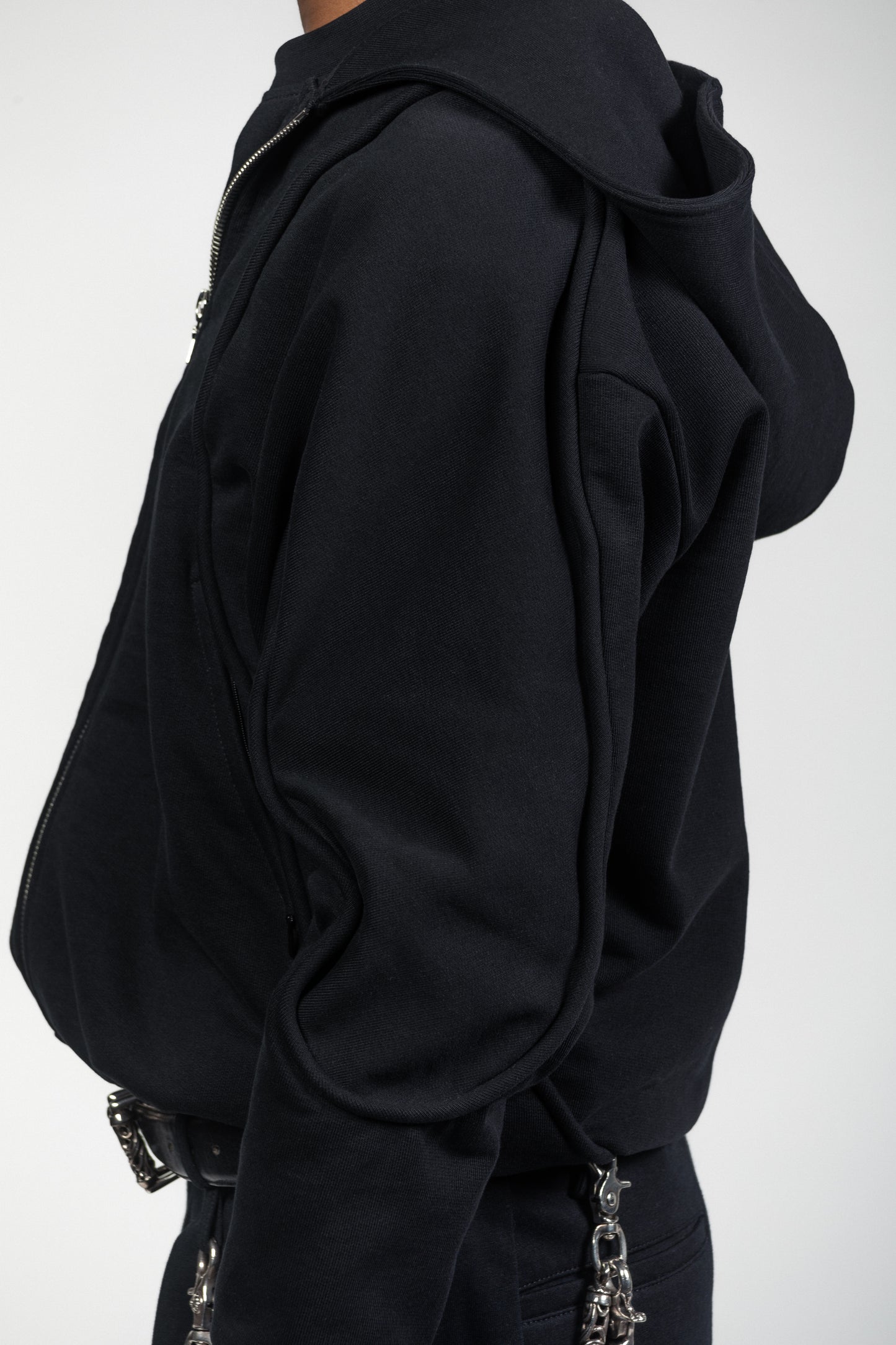SHAPING ZIP-HOODIE