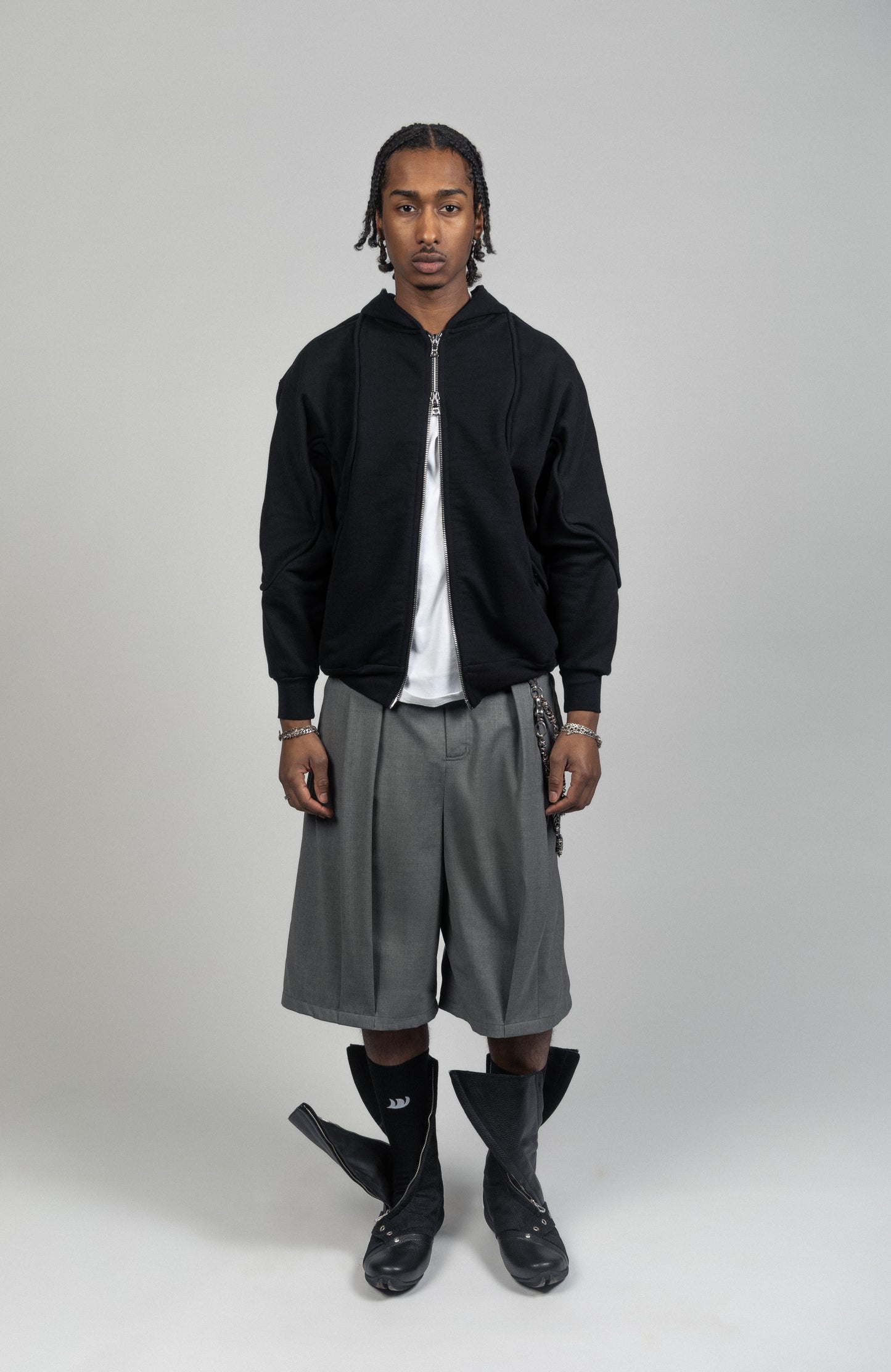 SHAPING ZIP-HOODIE